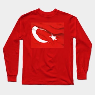 turkey flag Long Sleeve T-Shirt